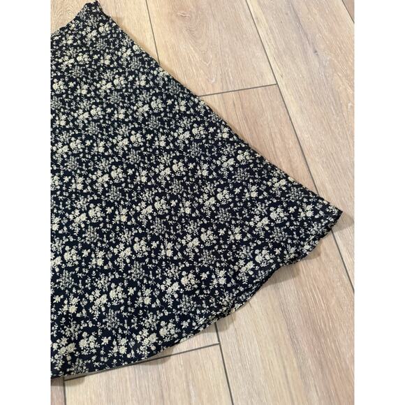 Vintage Compagnie Internationale Express Skirt 90s Grunge Y2K Medium Goth Black - Picture 11 of 11